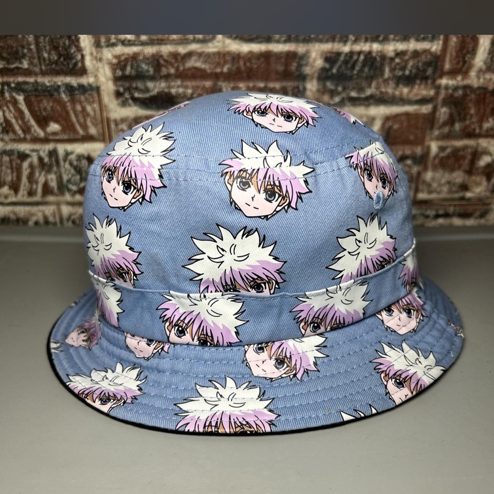Hypland x Hunter x Hunter Killua Zoldyck Light Blue All-over Print Bucket Hat
